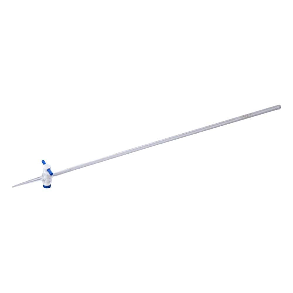 アズワン ビュレット　テフロン（R）コック付き　白　50mL　 1本（ご注文単位1本）【直送品】