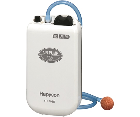 Hapyson 乾電池式エアーポンプ 約80×40×150mm 1個(ご注文単位1個)【直送品】