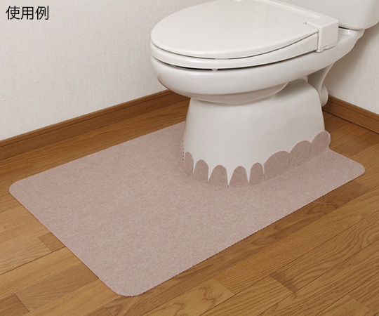 サンコー(生活用品) バリアフリーおくながトイレマット 無地 ベージュ KE-97 1枚(ご注文単位1枚)【直送品】