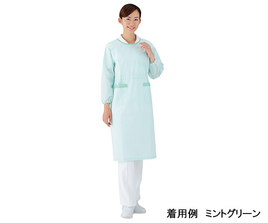 アズワン 抗菌予防衣 (ミントグリーン) S M-6400 1枚(ご注文単位1枚)【直送品】