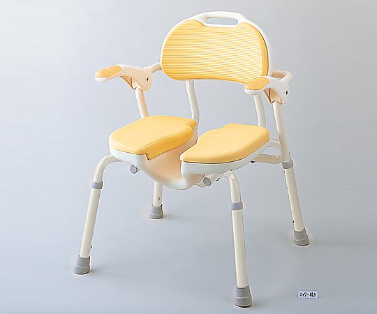 アロン化成 ひじ掛け付シャワーイス 535-019 HP 1脚(ご注文単位1脚)【直送品】