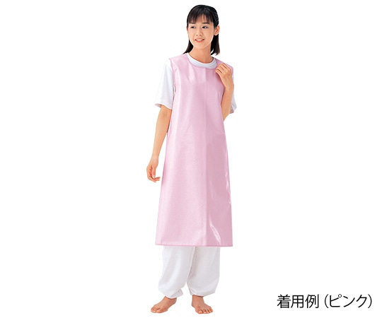 エンゼル(介護用品) 入浴介助エプロン (面ファスナータイプ) ピンク/M 6012(M) 1枚(ご注文単位1枚)【直送品】