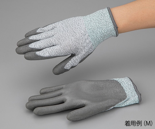 アズワン アズツール耐切創手袋（レベル3・コート有）　黄　LL　 1双（ご注文単位1双）【直送品】