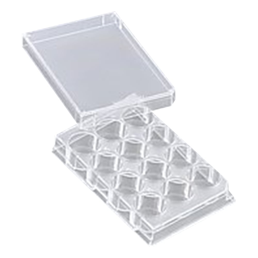 ステム 12穴プレート 平底 カバー付 滅菌済 60枚入 P12F01S 1箱(ご注文単位1箱)【直送品】