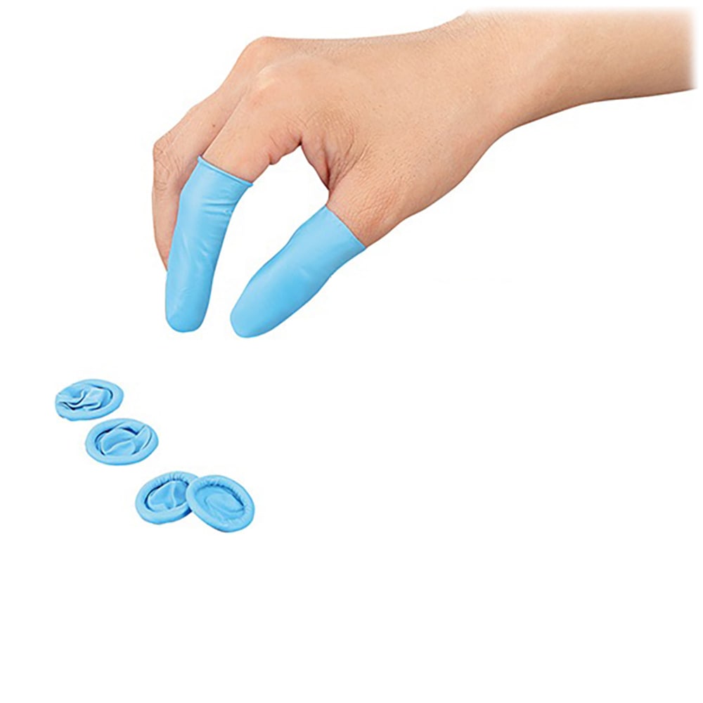 アズワン ニトリルノンパウダー指サック ロール L 1袋(1440個入) 1袋(ご注文単位1袋)【直送品】