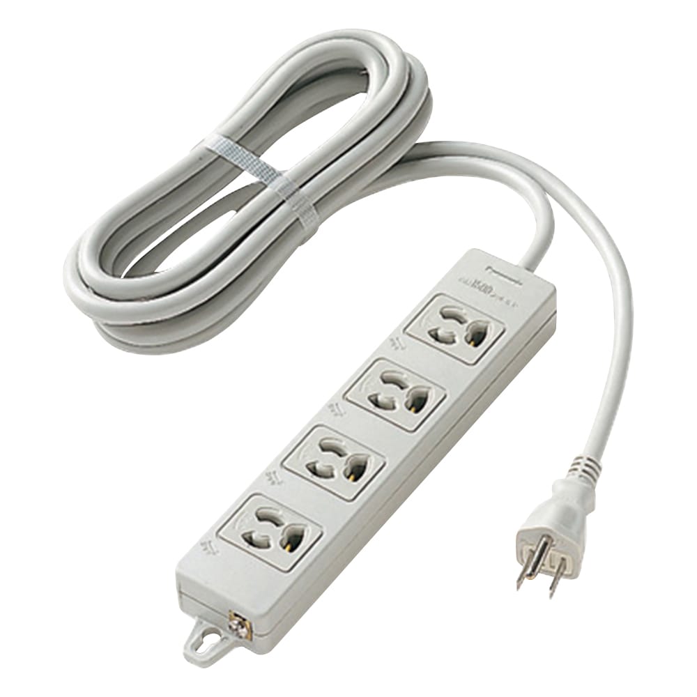 パナソニック OAタップ(接地15A形) 4個口 3m 抜け止め形 WCH2434HP 1個(ご注文単位1個)【直送品】