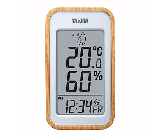 タニタ デジタル温湿度計 ナチュラル　TT-572 1個（ご注文単位1個）【直送品】