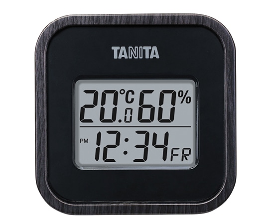 タニタ デジタル温湿度計 ブラック　TT-571 1個（ご注文単位1個）【直送品】