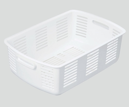 新輝合成 脱衣かご(フロート)　ホワイト　525×350×185mm　7658 1個（ご注文単位1個）【直送品】