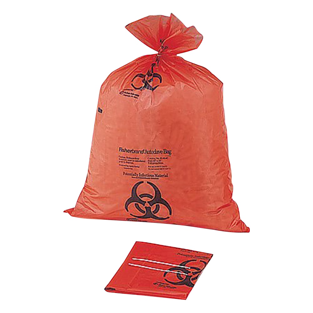 Fisher Scientific 滅菌表示付オートクレーブバッグ オレンジ 640×890×0.05mm 1箱(200枚入) 01-814C 1箱(ご注文単位1箱)【直送品】