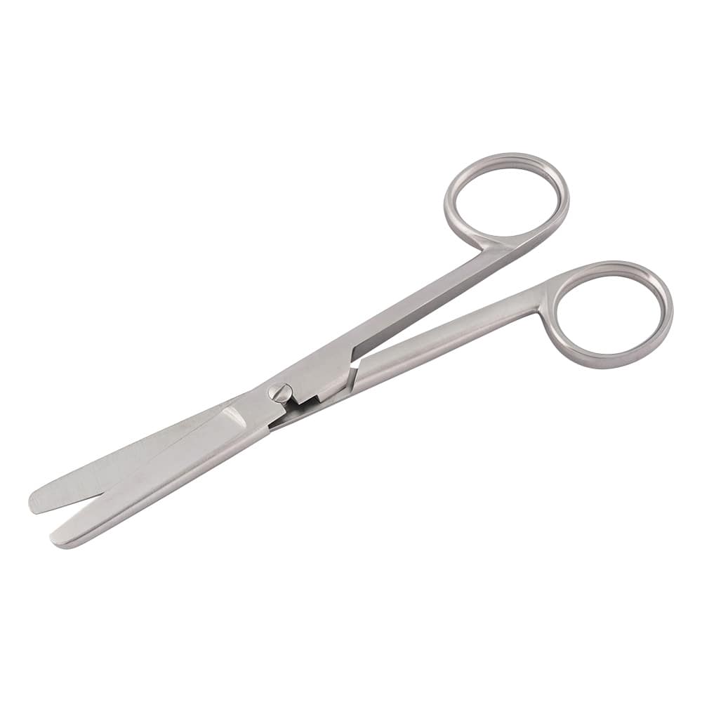 日本フリッツメディコ 外科剪刀(ハズシ・エコノミータイプ) 両鈍 直 E221-286 1本(ご注文単位1本)【直送品】