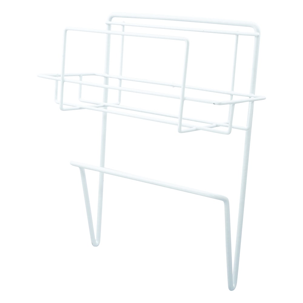 ナビス(アズワン) ボックスホルダー 1段 手すり型 277×130×350mm 1個(ご注文単位1個)【直送品】