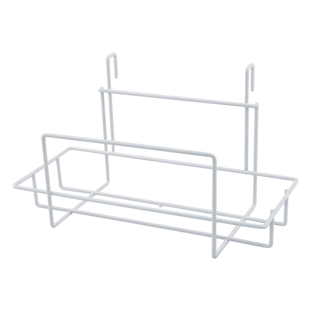 ナビス(アズワン) ボックスホルダー 1段 フック型 277×146×150mm 1個(ご注文単位1個)【直送品】