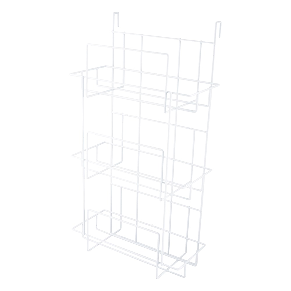 ナビス(アズワン) ボックスホルダー 横置き3段 フック型 277×140×525mm 1個(ご注文単位1個)【直送品】