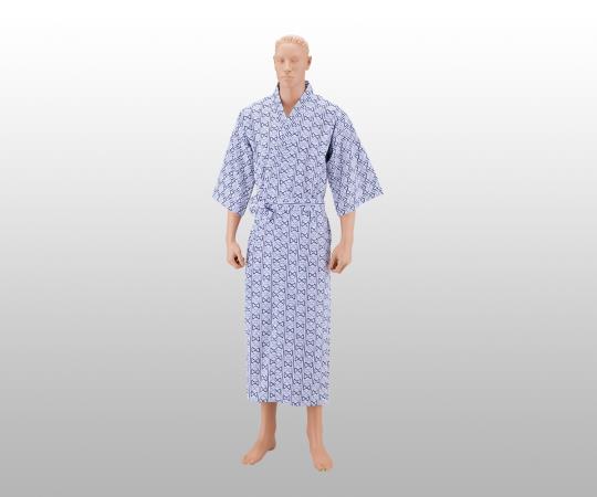 アズワン 紳士ガーゼねまき （LL）　01886-03 1枚（ご注文単位1枚）【直送品】