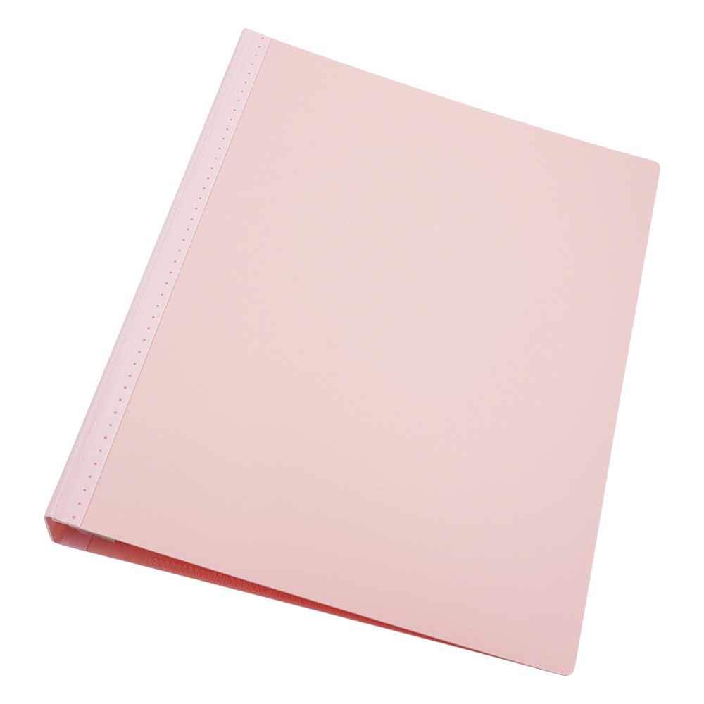 アズワン メディカルサポートブック A4・30穴 背幅41mm ピンク HB678-5 1冊(ご注文単位1冊)【直送品】