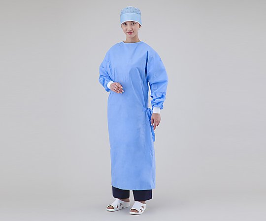 ナビス(アズワン) プロシェア滅菌サージカルガウン(SMMS不織布4層) M 1箱(1枚×10袋入) 1箱(ご注文単位1箱)【直送品】