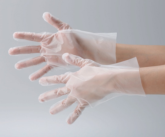 東京パック エンボス手袋 5本絞り(ロール500) M 1巻(ご注文単位1巻)【直送品】