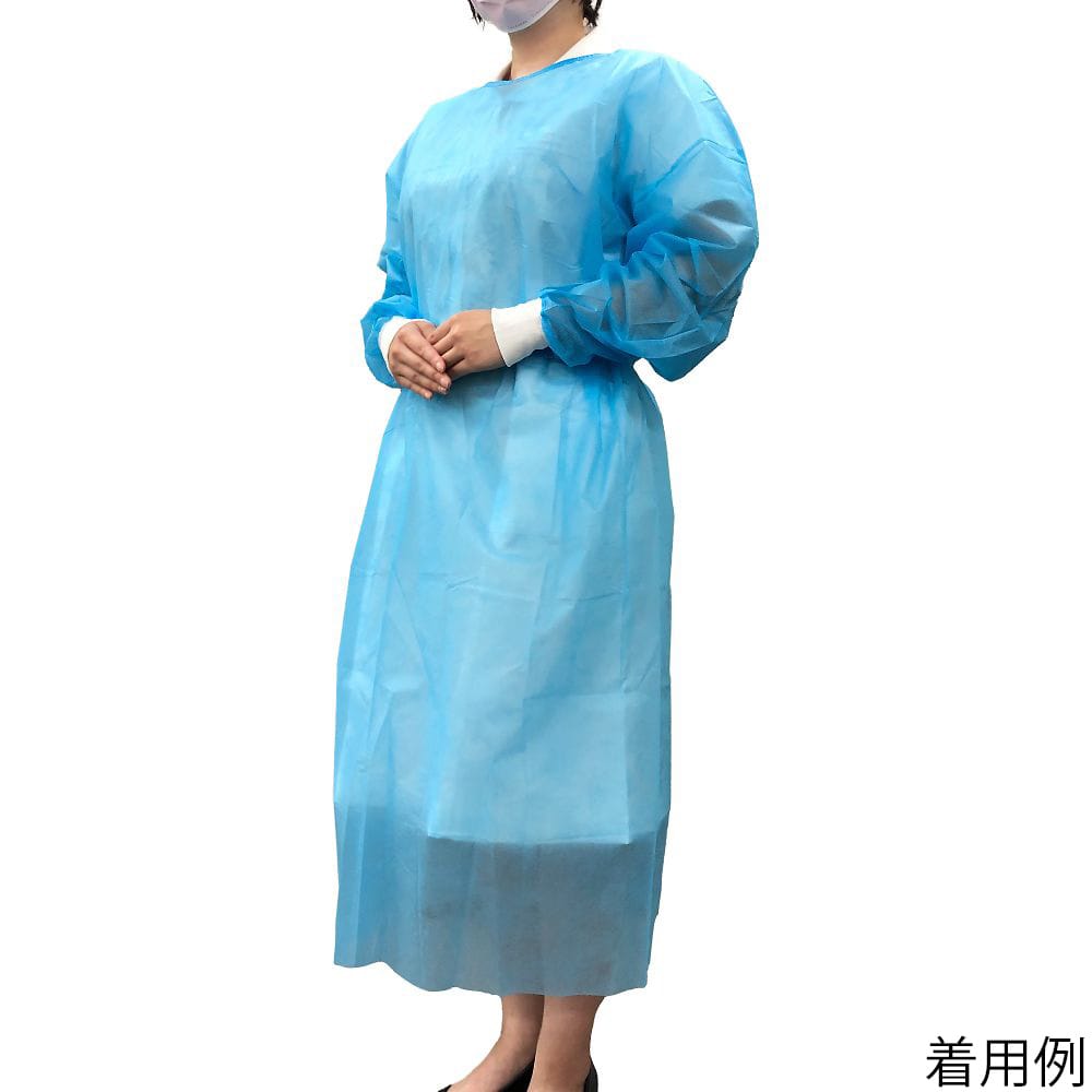 竹虎 フェルラックNo.50（アイソレーションガウンフリー） ブルー 1ケース（50袋×2箱入）　076430 1ケース（ご注文単位1ケース）【直送品】