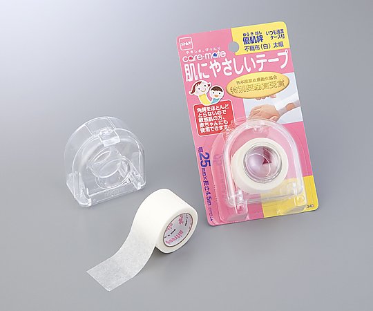 アズワン サージカルテープ 優肌絆 不織布(白) 1巻入り N1340 1巻(ご注文単位1巻)【直送品】