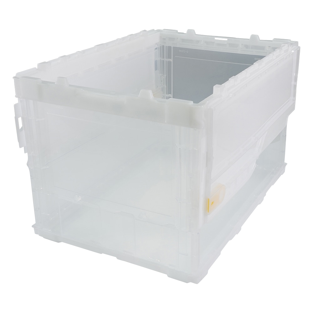 トラスコ中山 スケルトンカラーオリコン クリア フタ有り TSK-C50B 1個(ご注文単位1個)【直送品】