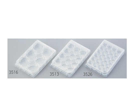 Corning(Falcon) マルチプルウェルプレート 24ウェル 平底 1箱(1枚×50袋入) 3526 1箱(ご注文単位1箱)【直送品】