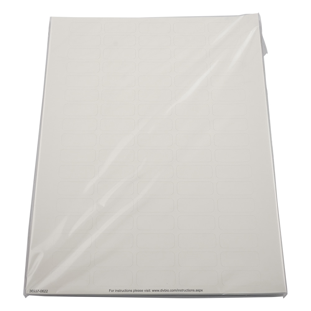 アズワン マイクロチューブ用ラベル 1.5mL用ホワイト 1箱(85枚×20ラベル入) M-40072 1箱(ご注文単位1箱)【直送品】