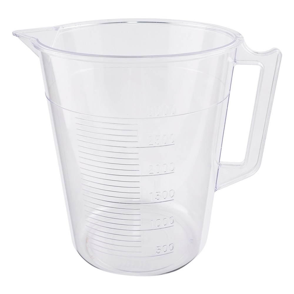 ニッコー・ハンセン 透明計量カップ 3000mL 1個 3005-02 1個(ご注文単位1個)【直送品】