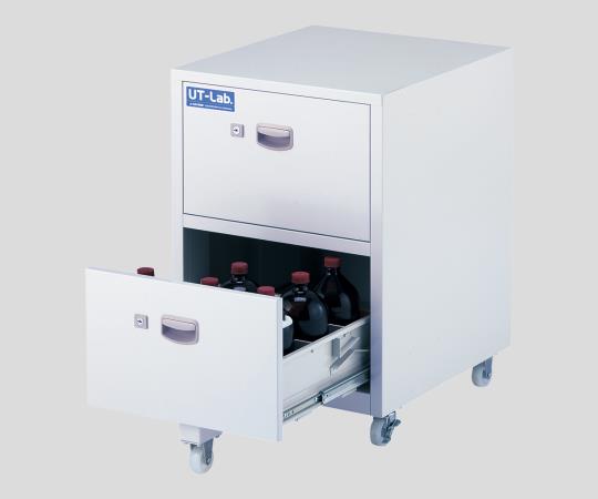 アズワン 薬品保管ユニット(UT-Lab.・キャスター付き) 450×500×652mm スチール製 SPT-UTC 1台(ご注文単位1台)【直送品】