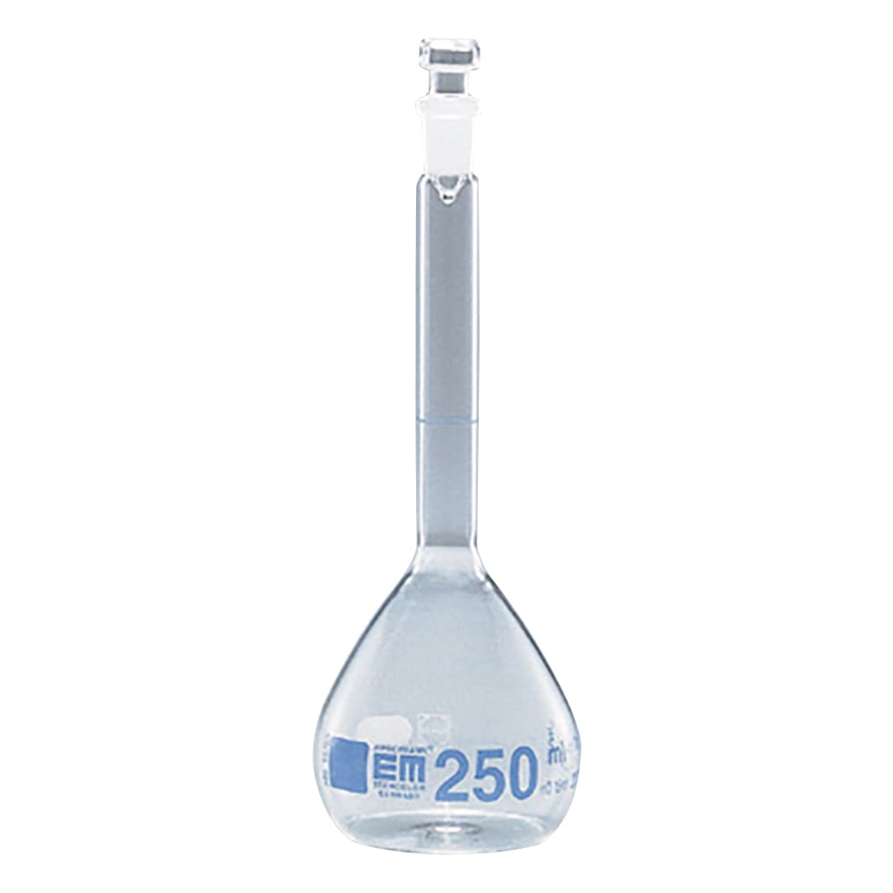 アズワン EMユーロ共栓付メスフラスコ　250mL　2820286 1個（ご注文単位1個）【直送品】