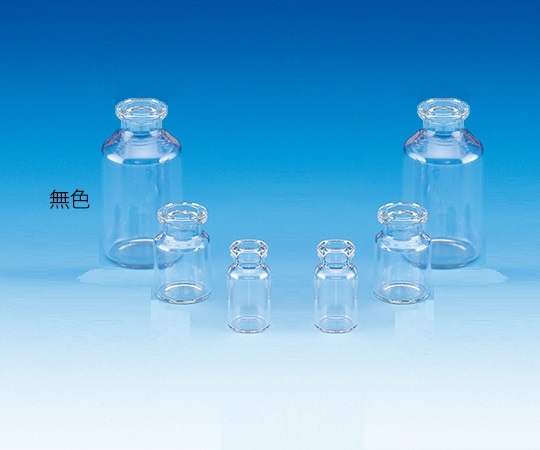 日電理化硝子 バイアル瓶（瓶のみ）　無色　50mL　50本入　V-50　208013 1箱（ご注文単位1箱）【直送品】