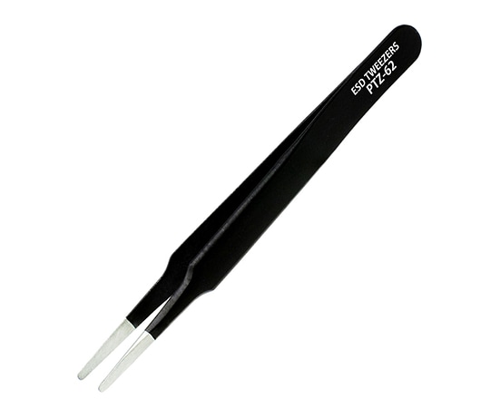 エンジニア（ENGINEER） ESDピンセット　丸　PTZ-62 1本（ご注文単位1本）【直送品】
