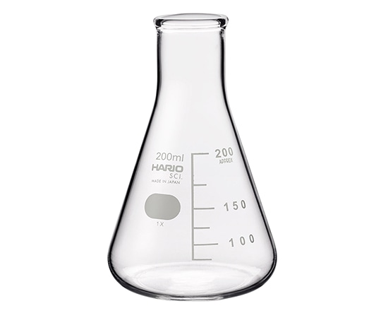 HARIO 三角フラスコ（目安目盛付き）　200mL　SF-200 1個（ご注文単位1個）【直送品】
