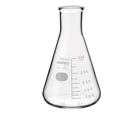 HARIO 三角フラスコ(目安目盛付き) 300mL SF-300 1個(ご注文単位1個)【直送品】