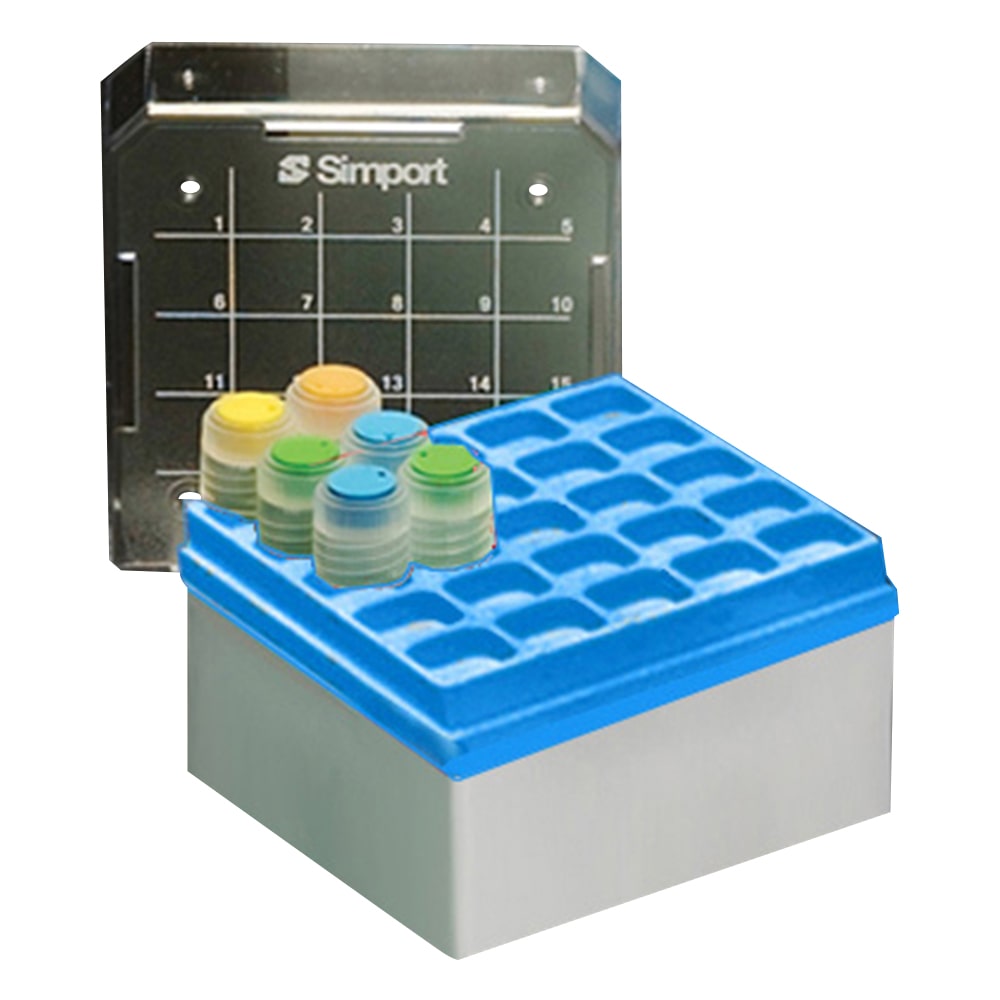 Simport クライオストレージボックス Cryostore(TM) 青 8個入 T314-225B 1パック(ご注文単位1パック)【直送品】