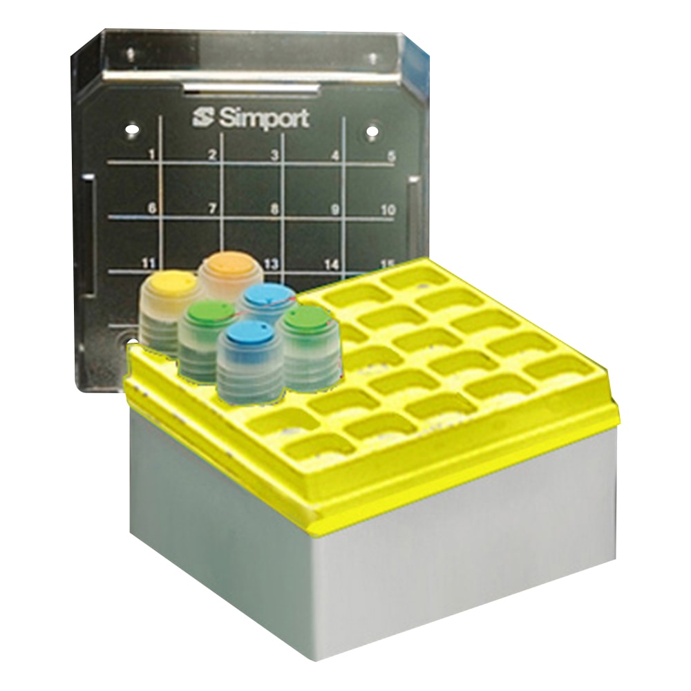 Simport クライオストレージボックス Cryostore(TM) 黄 8個入 T314-225Y 1パック(ご注文単位1パック)【直送品】