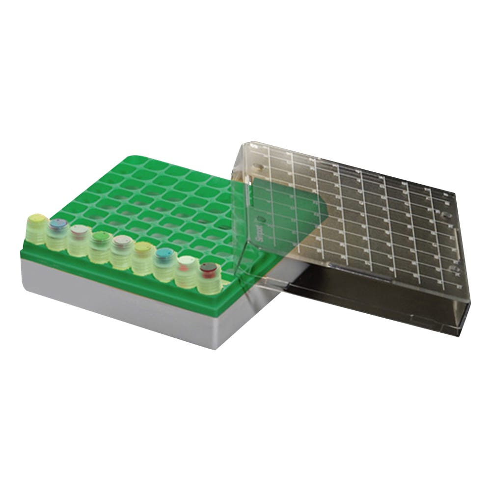 Simport クライオストレージボックス Cryostore(TM) 緑 4個入 T314-281G 1パック(ご注文単位1パック)【直送品】