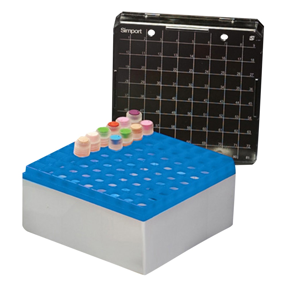 Simport クライオストレージボックス Cryostore(TM) 青 3個入 T314-481B 1パック(ご注文単位1パック)【直送品】