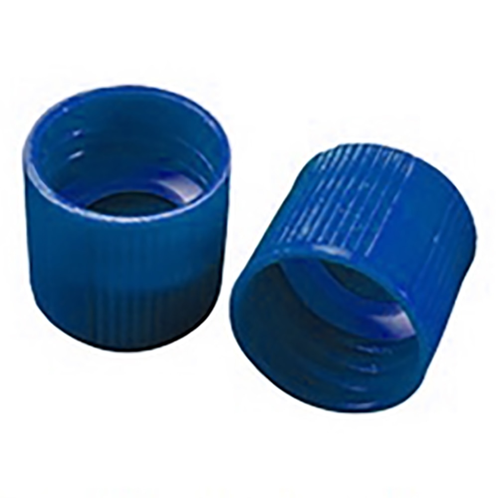 Simport サンプルチューブ(外ネジ)用キャップ 青 1000個入 T502B 1袋(ご注文単位1袋)【直送品】