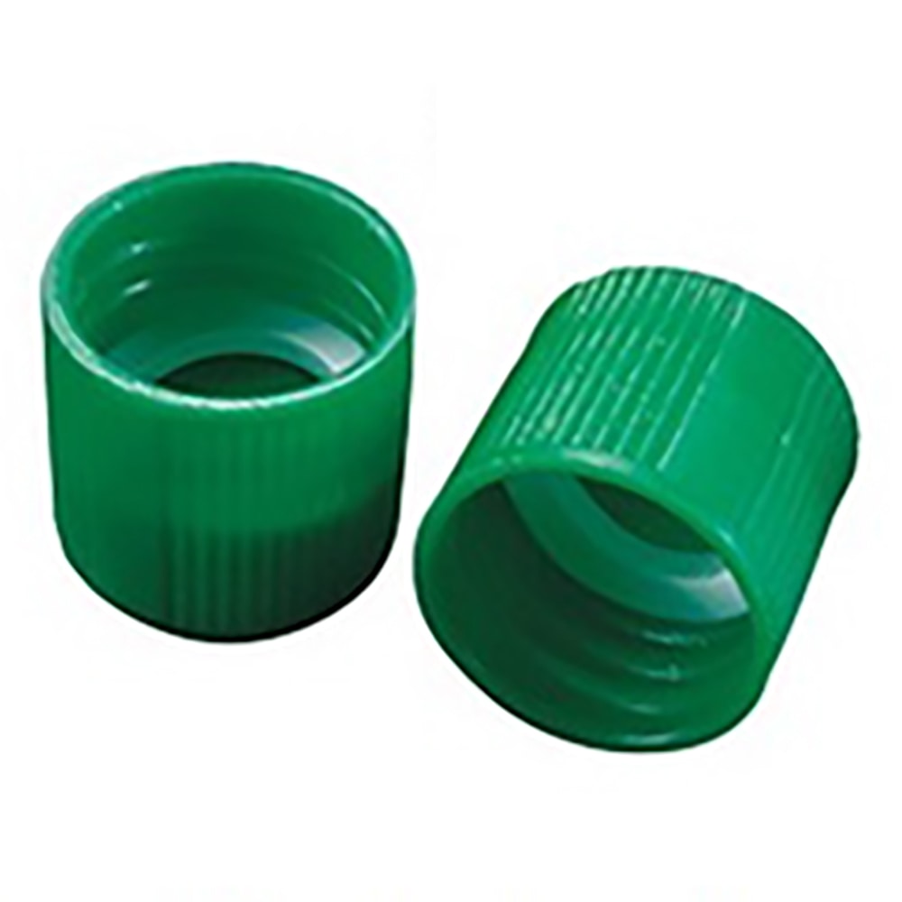 Simport サンプルチューブ(外ネジ)用キャップ 緑 1000個入 T502DG 1袋(ご注文単位1袋)【直送品】