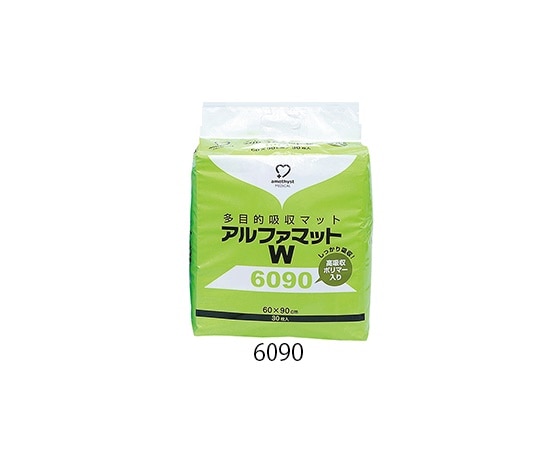 アメジスト(大衛) アルファマットW(多目的吸収マット) 600×900mm 30枚入 6090 1袋(ご注文単位1袋)【直送品】