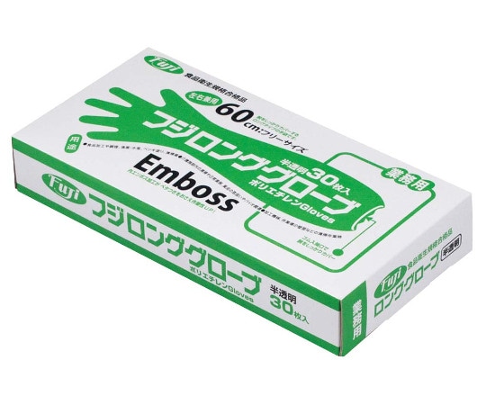 尚美堂 フジ ロンググローブ(30枚入)半透明 5792900 1セット(ご注文単位1セット)【直送品】