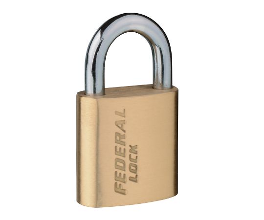 FEDERAL(フェデラル) シリンダー南京錠 20mm 同一鍵 X20-KA201-P 1個(ご注文単位1個)【直送品】