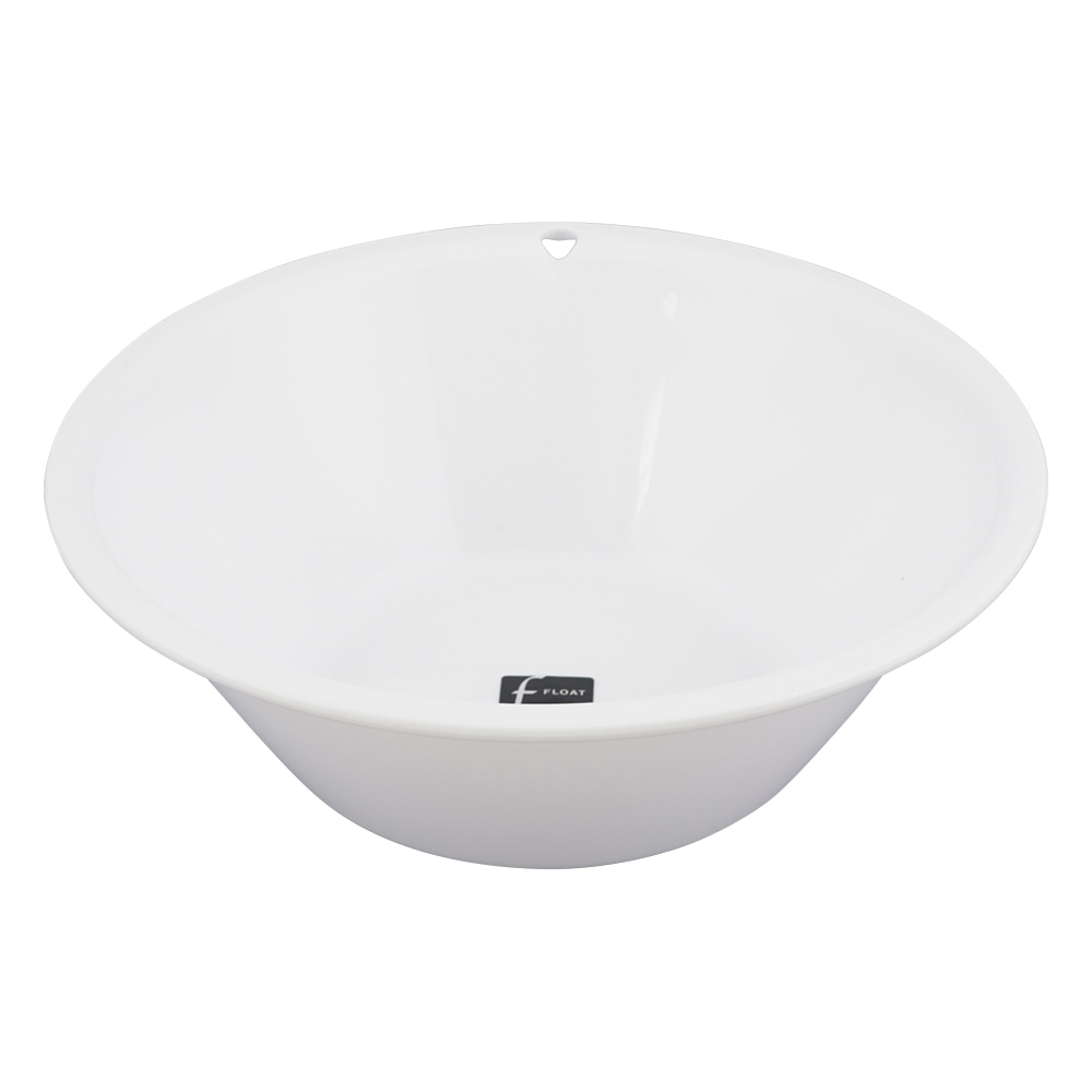 アズワン 洗面器 約φ270×95mm ホワイト 07745 1個(ご注文単位1個)【直送品】