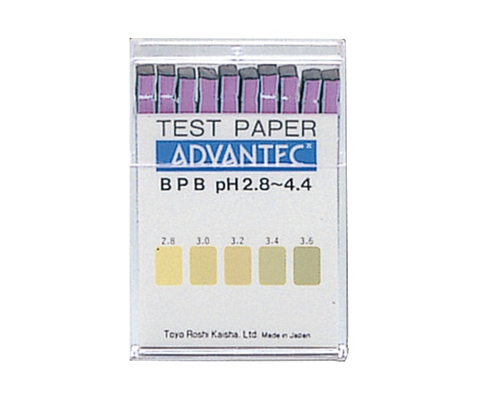 ADVANTEC pH試験紙 ブックタイプ BPB 1箱(20枚×10個入) 07010030 1箱(ご注文単位1箱)【直送品】
