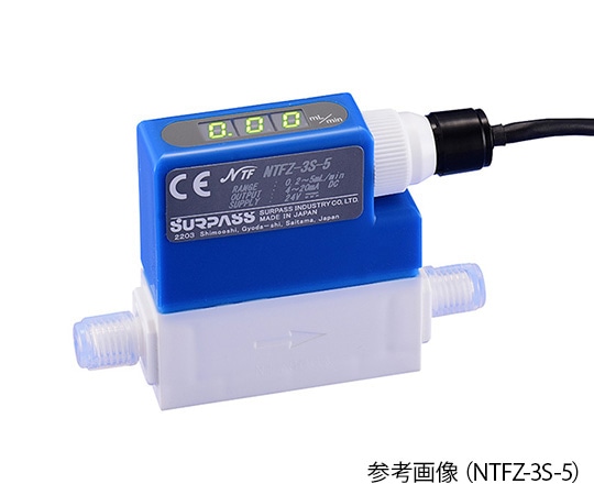 サーパス工業 微小流量計　0.06～3mL/min　NTFD-3S-3 1個（ご注文単位1個）【直送品】