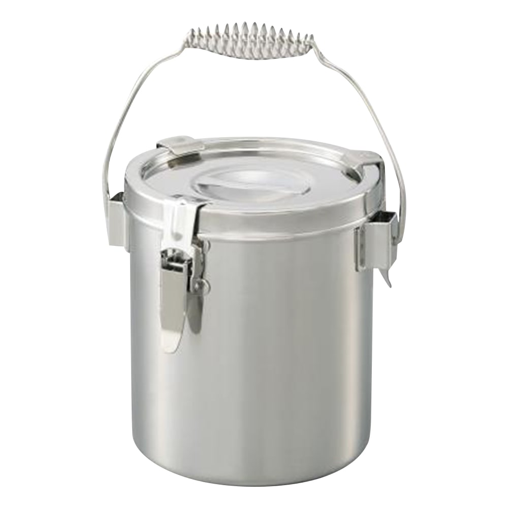 アズワン ステンレス小型密閉容器 1L 1個(ご注文単位1個)【直送品】