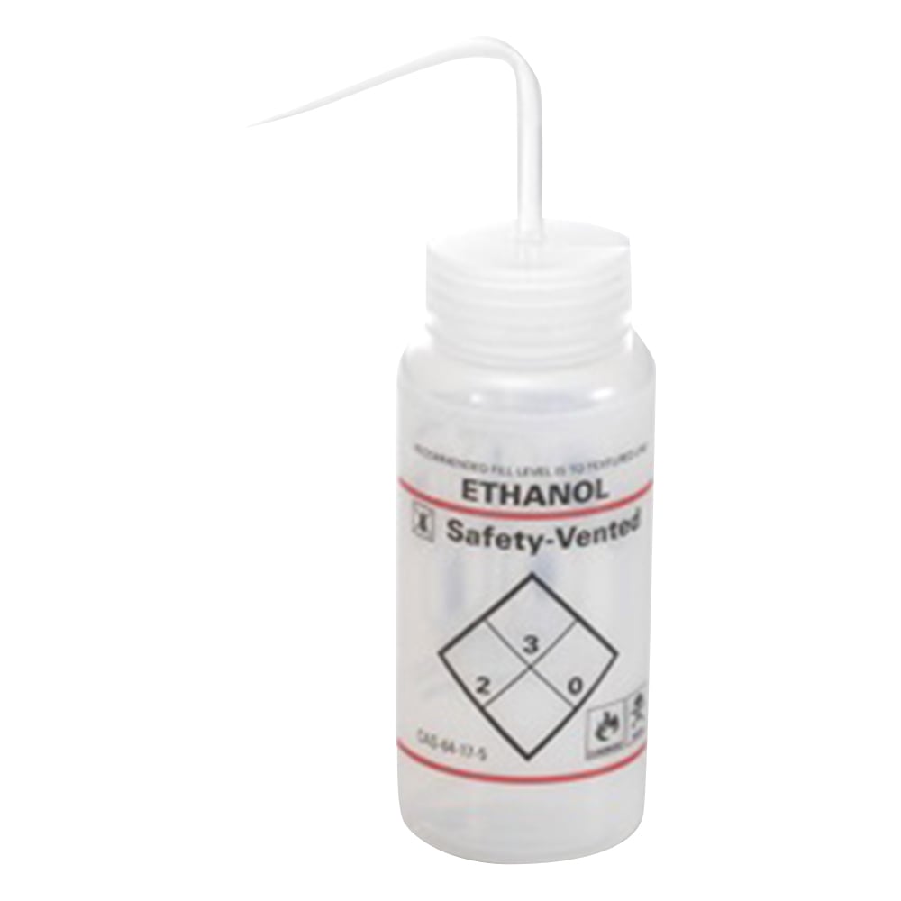 BEL-ART ラベル付洗浄瓶(エタノール) 500mL 800100617 1本(ご注文単位1本)【直送品】