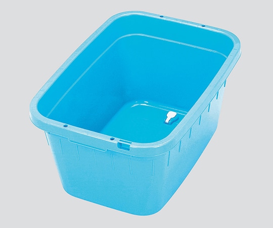 アズワン 角型容器 トンボタライ 水抜き栓付 60型 1個(ご注文単位1個)【直送品】