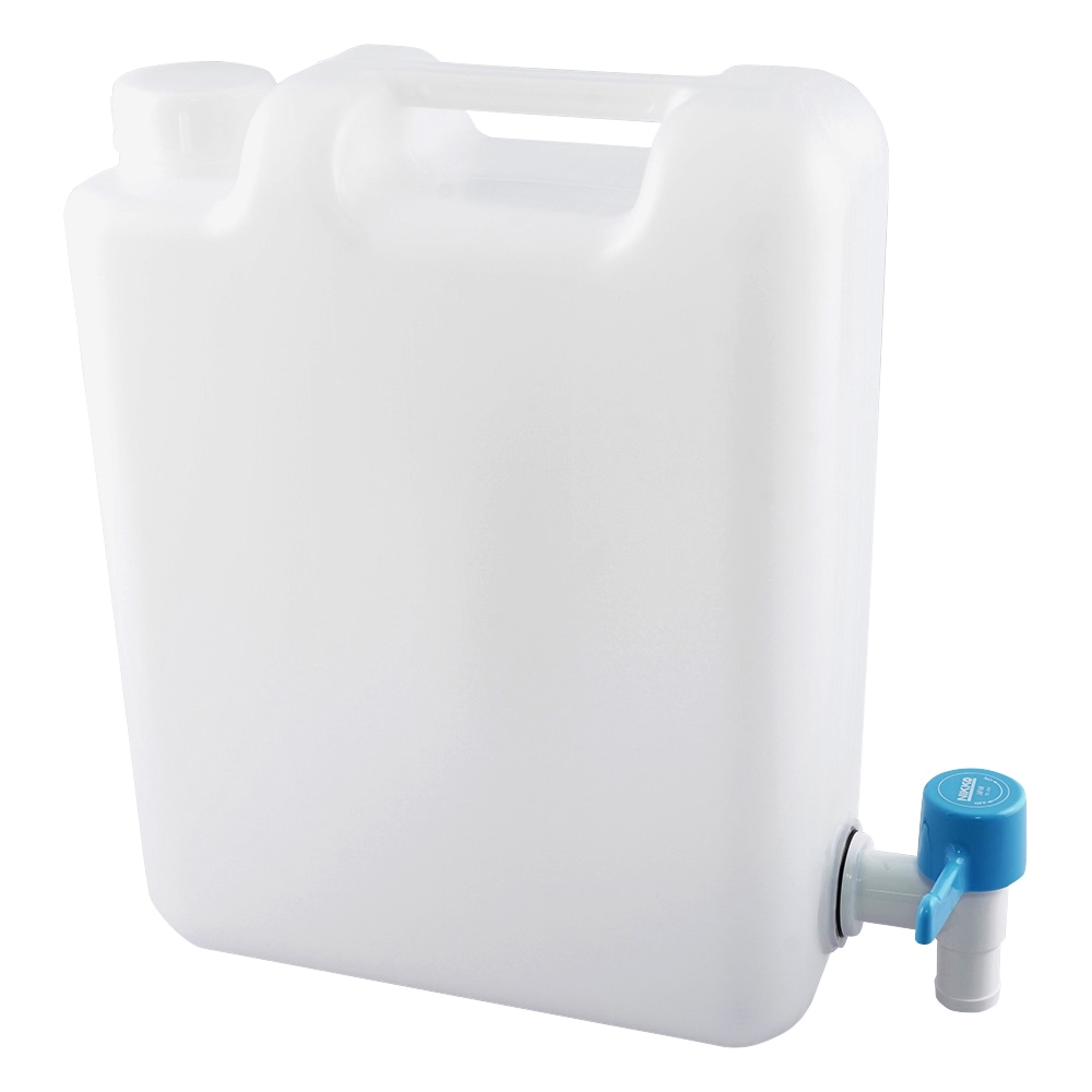 ニッコー・ハンセン レバーコック付瓶 平角缶(1ヶロ)5L 1個 1052-07 1本(ご注文単位1本)【直送品】